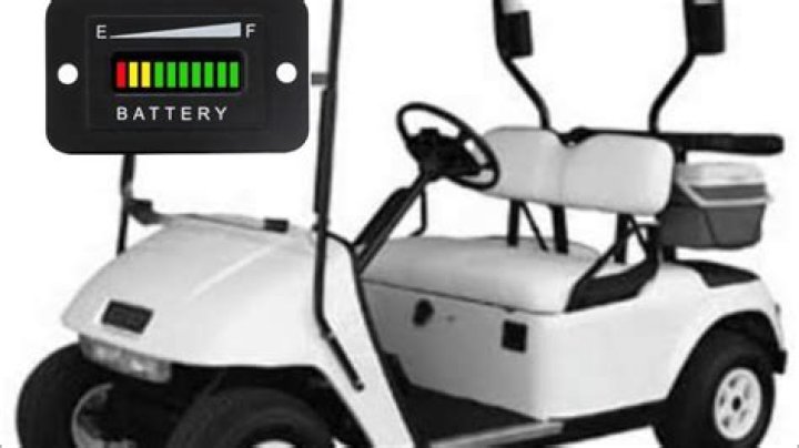 What is the average battery life for a golf cart?