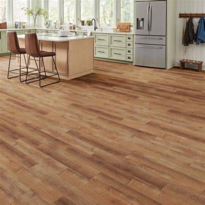 What is the benefit of floating luxury vinyl plank?
