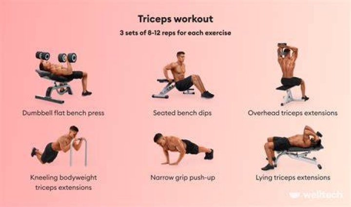 What is the best exercise for triceps without weights?