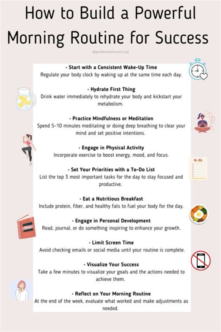 What is the best routine for success?