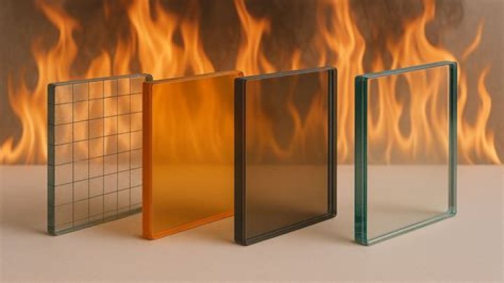 What is the British standard for fire rated glass?