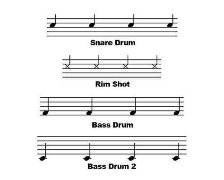 What is the difference between a bass drum and a snare drum?