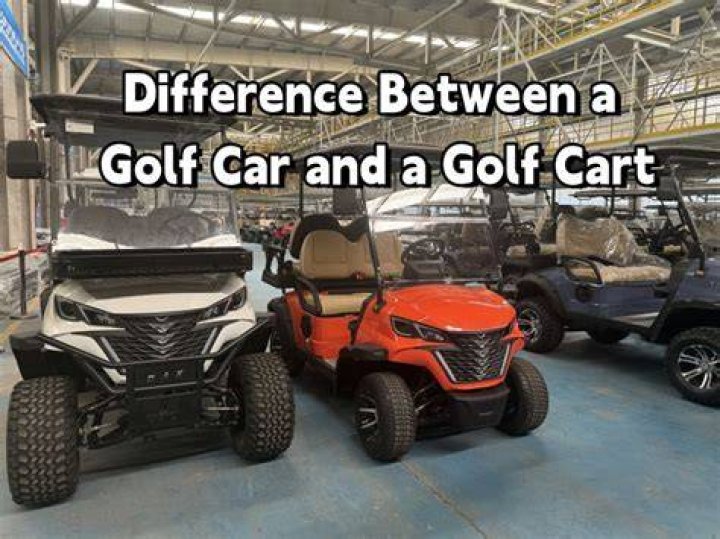 What is the difference between a golf cart and a golf car?