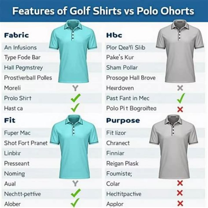 What is the difference between a polo shirt and a golf shirt?