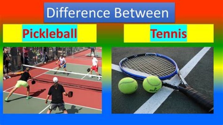 What is the difference between a tennis ball and a pickleball?