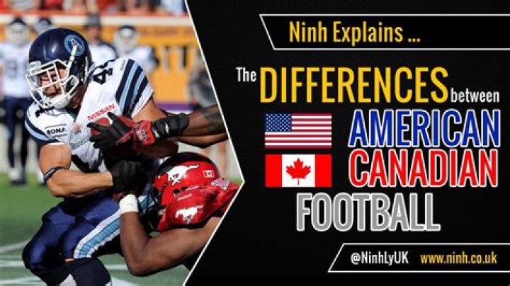 What is the difference between American and Canadian football?