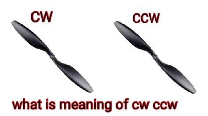 What is the difference between CW and CCW?