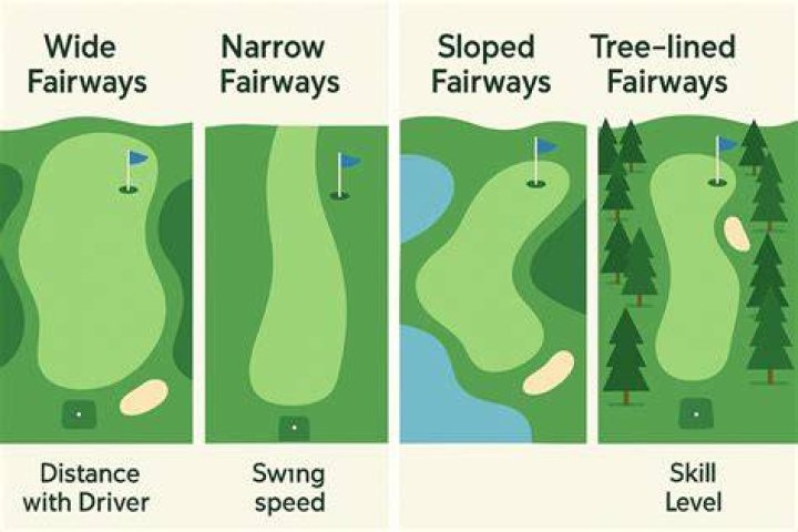 What is the difference between fairway and tee?