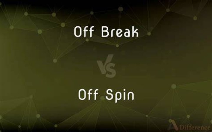 What is the difference between off break and off spin?