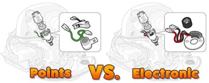 What is the difference between points and electronic ignition?