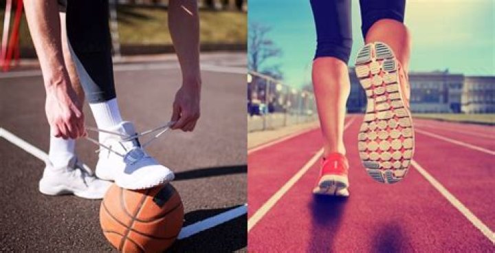 What is the difference between running shoes and basketball shoes?