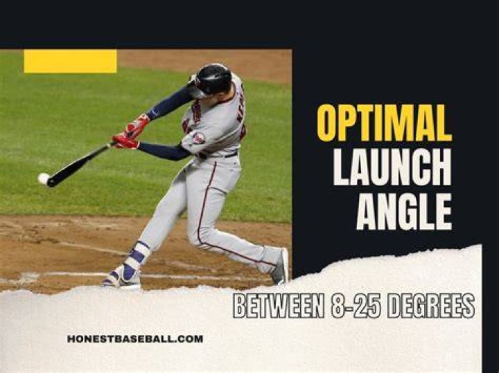 What is the ideal launch angle for a home run?