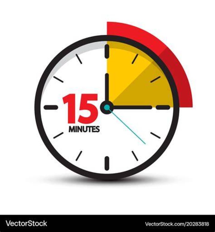 What is the intense fifteen minutes?