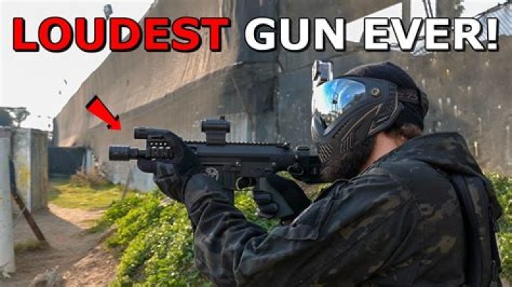 What is the loudest gun?