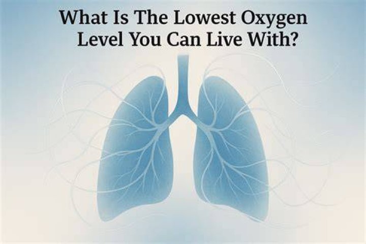 What is the lowest oxygen level you can live with?