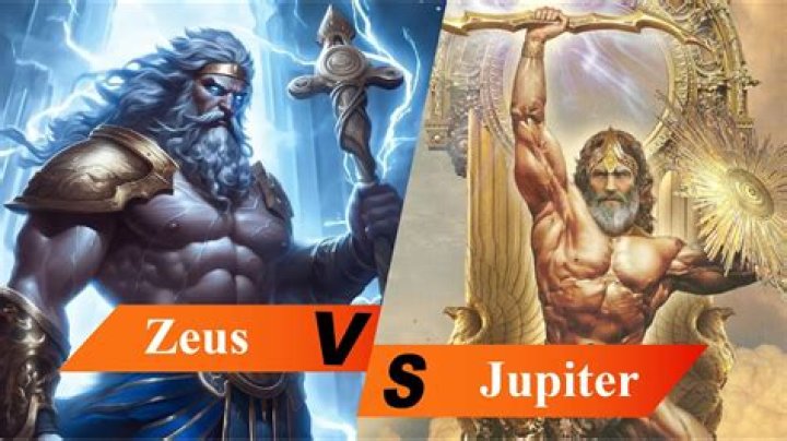What is the main difference between Zeus and Jupiter?