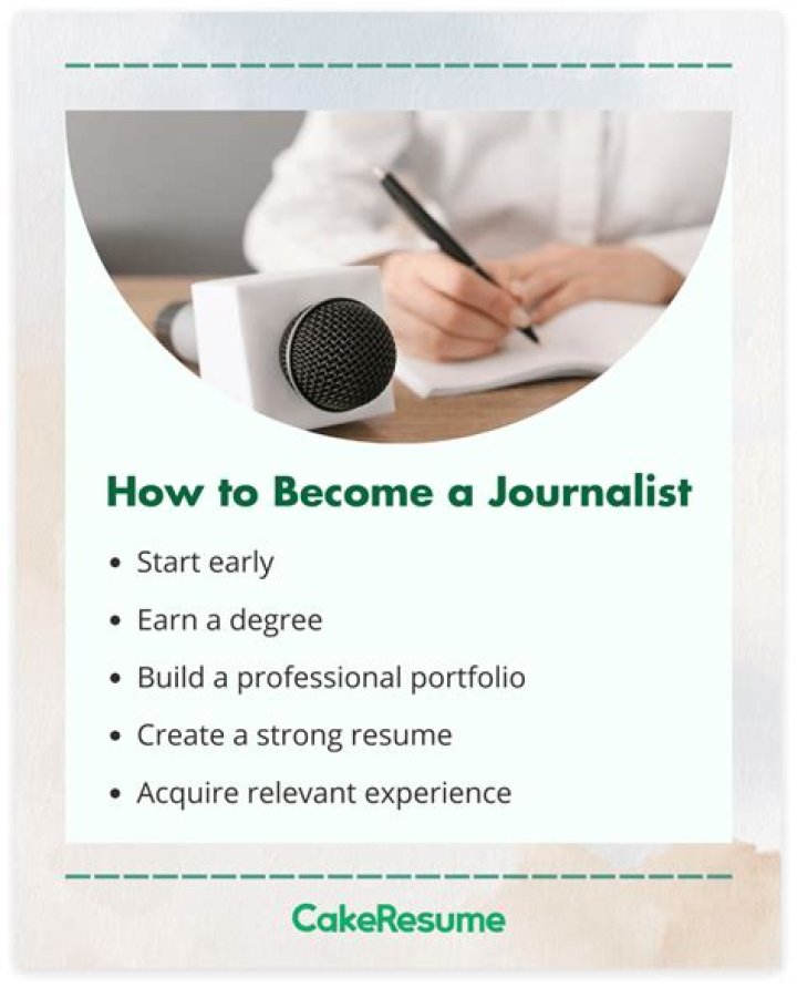 What is the main success of a good journalist?