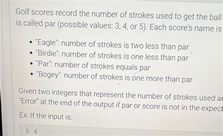What is the maximum number of strokes per golf hole?