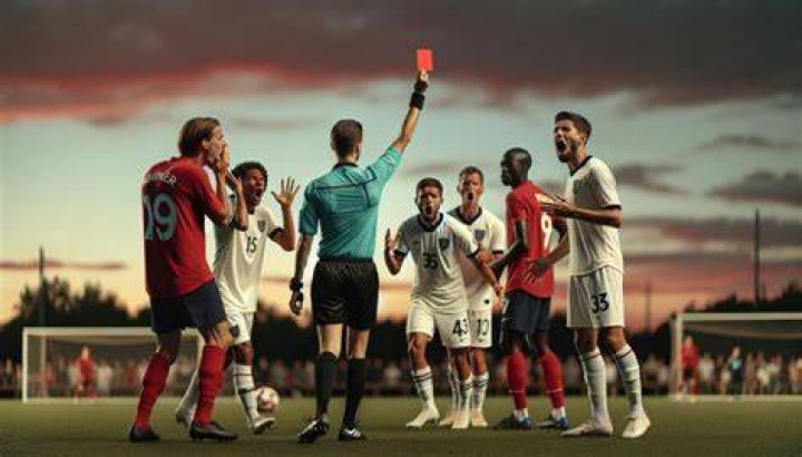 What is the most red cards in a soccer game?