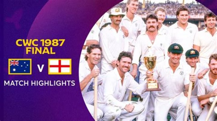 What is the name of 1987 World Cup?
