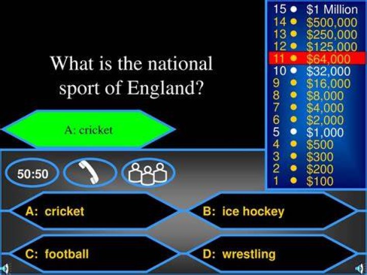 What is the national sport of England?