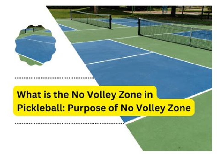 What is the no volley zone in pickleball?