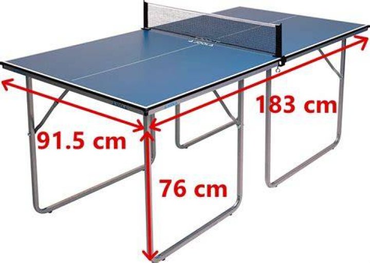 What is the official color of a ping pong table?