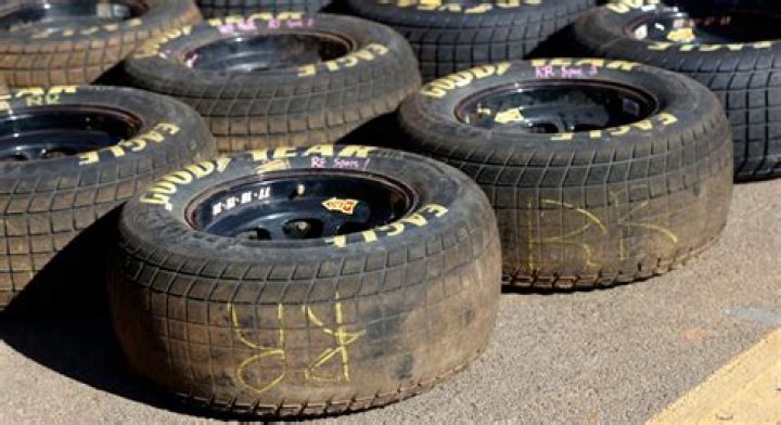 What is the red tape on NASCAR tires?