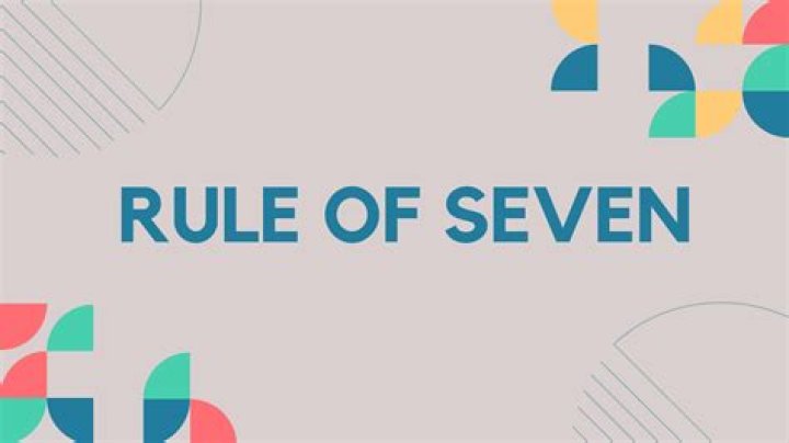 What is the rule of 7 in bowling?