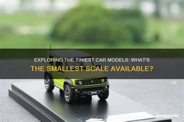 What is the smallest scale?