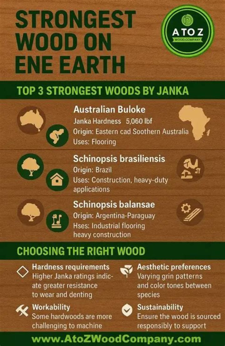 What is the strongest wood?