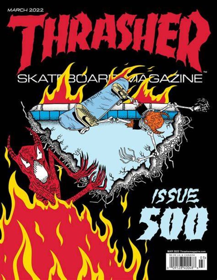 What is the Thrasher logo?