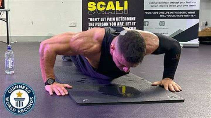 What is the world record for 1 minute push-ups?