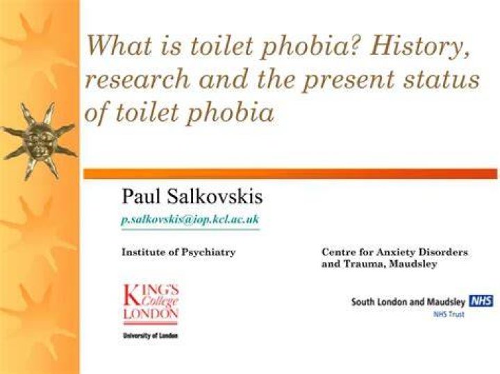 What is toilet phobia?