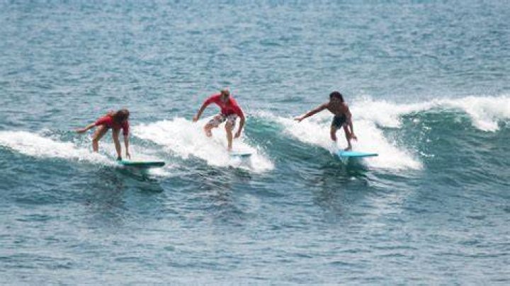 What is whitewash in surfing?