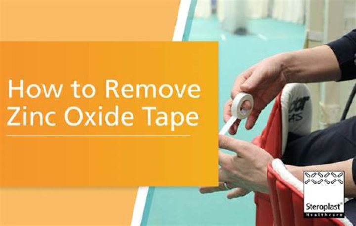 What is zinc oxide tape?