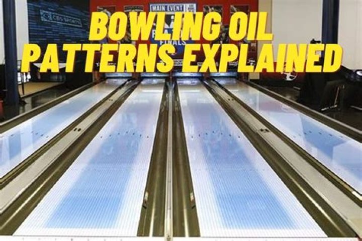 What kind of oil is on bowling lanes?