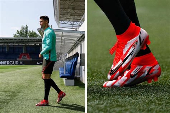 What kind of shoes do football kickers wear?