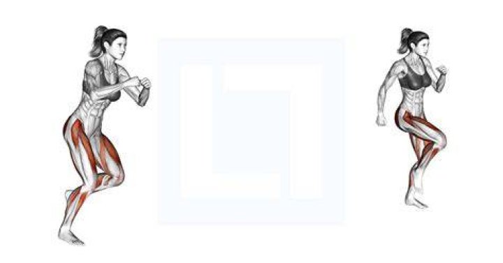 What muscles does speed skater exercise work?