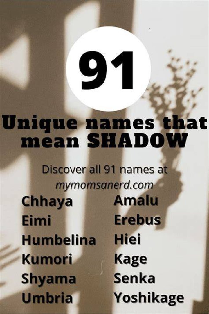 What name means shadow girl?