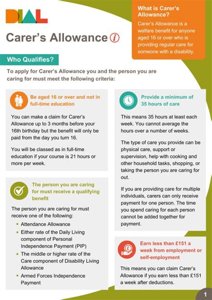 What other benefits can I claim with carers allowance?