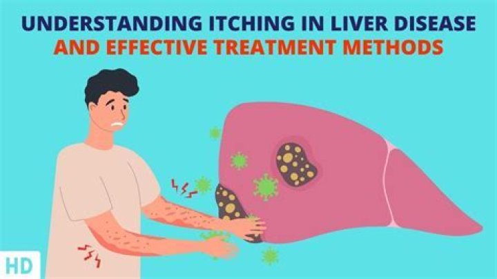 What part of the body itches with liver problems?