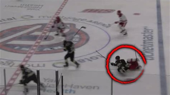 What penalty is assessed to a player that pushes off an opponent with their skate?