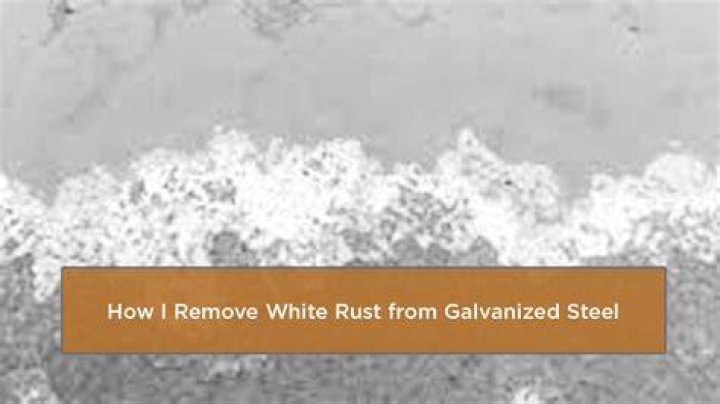 What prevents white rust on aluminum?