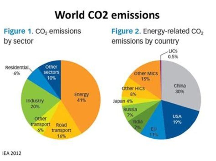 What releases the most carbon dioxide?