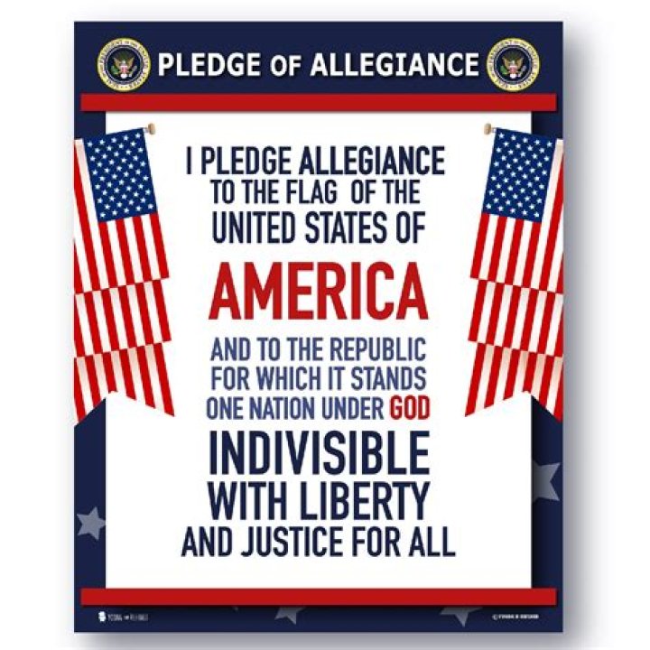 What religion does not pledge to the flag?