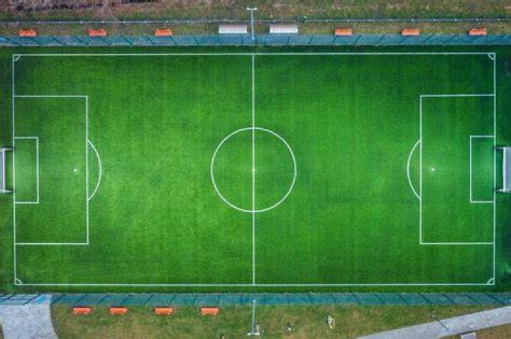 What shape is a football pitch?