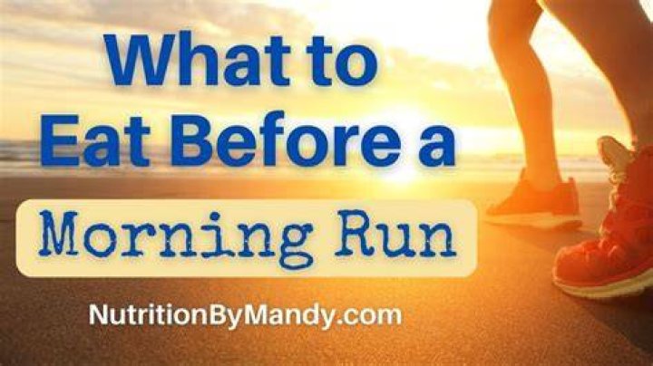 What should I eat before a short run?