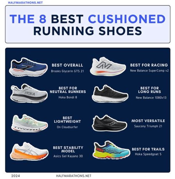 What sneaker has the most cushioning?