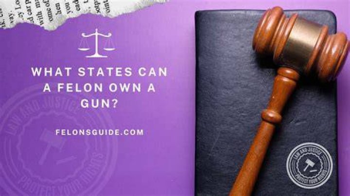 What state can a felon own a gun?